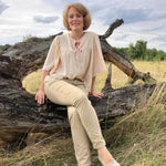 Schnittmuster Bluse POPPY - mit Puffärmeln und Variante Tunika und Kleid | Gr. 32-50 (PDF) - Sewando