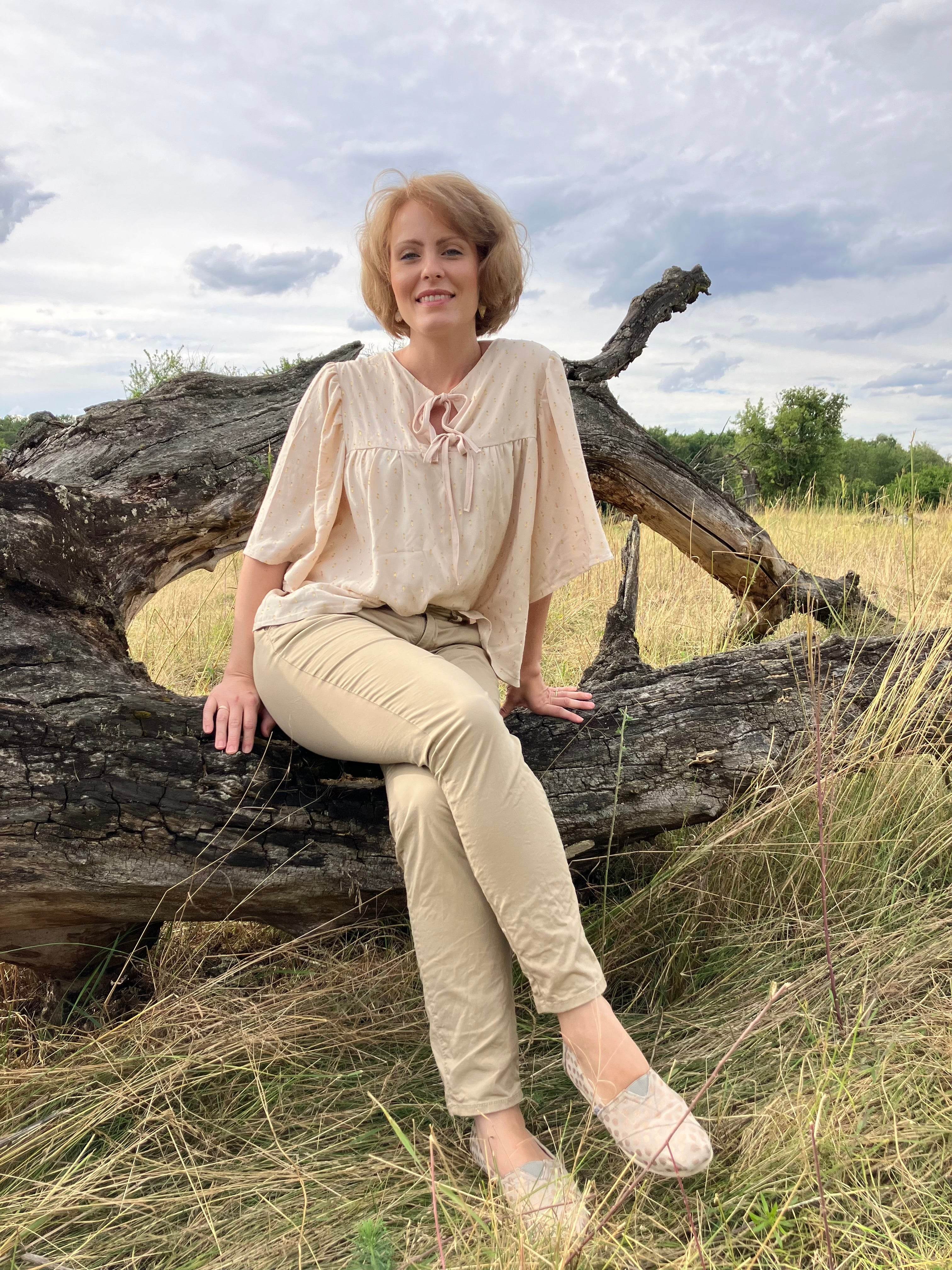 Schnittmuster Bluse POPPY - mit Puffärmeln und Variante Tunika und Kleid | Gr. 32-50 (PDF) - Sewando