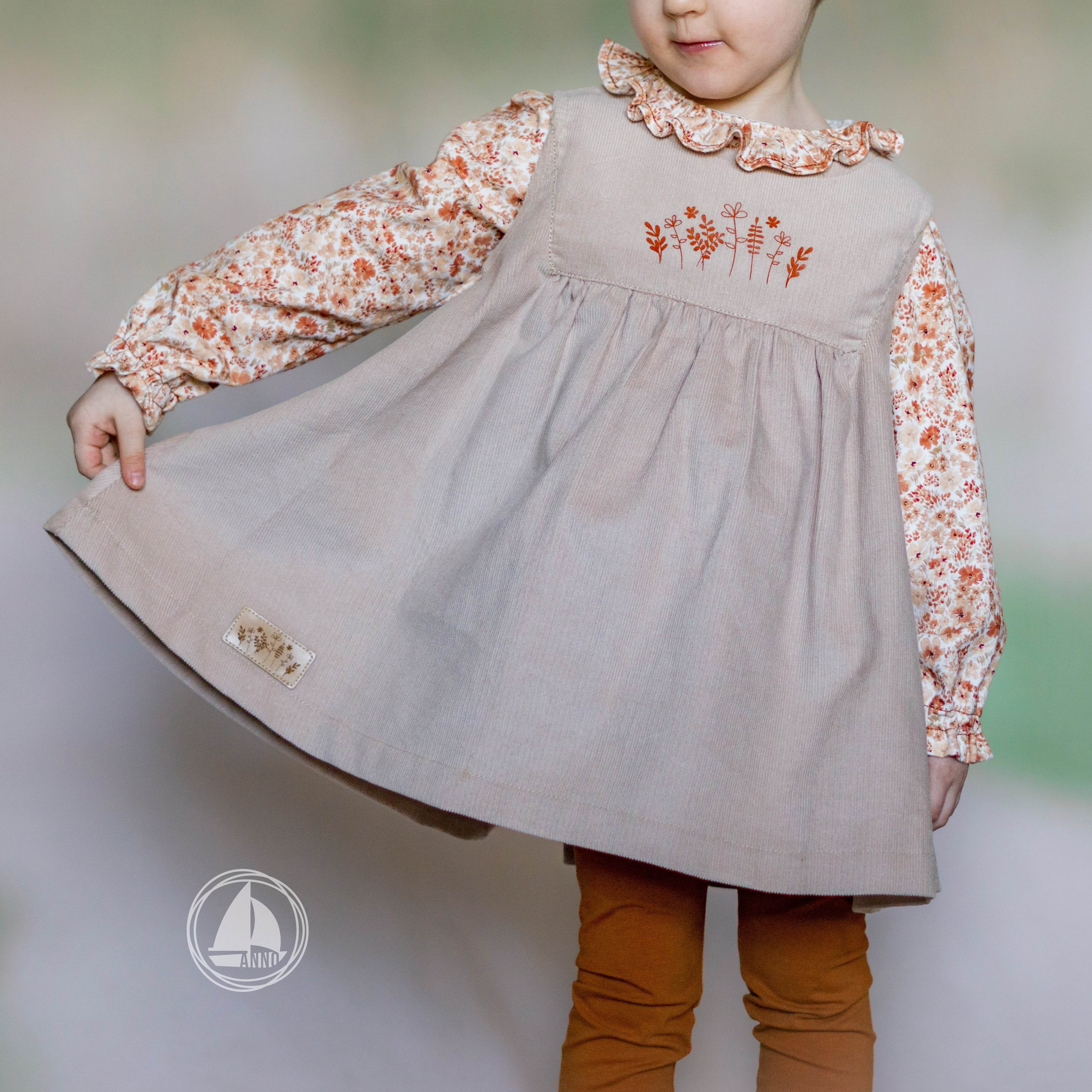 Schnittmuster Trägerkleid Freya Gr. 86-140 - Sewando