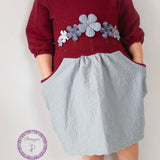 Schnittmuster KleiderElla Sweatkleid Gr. 80-140 - Sewando