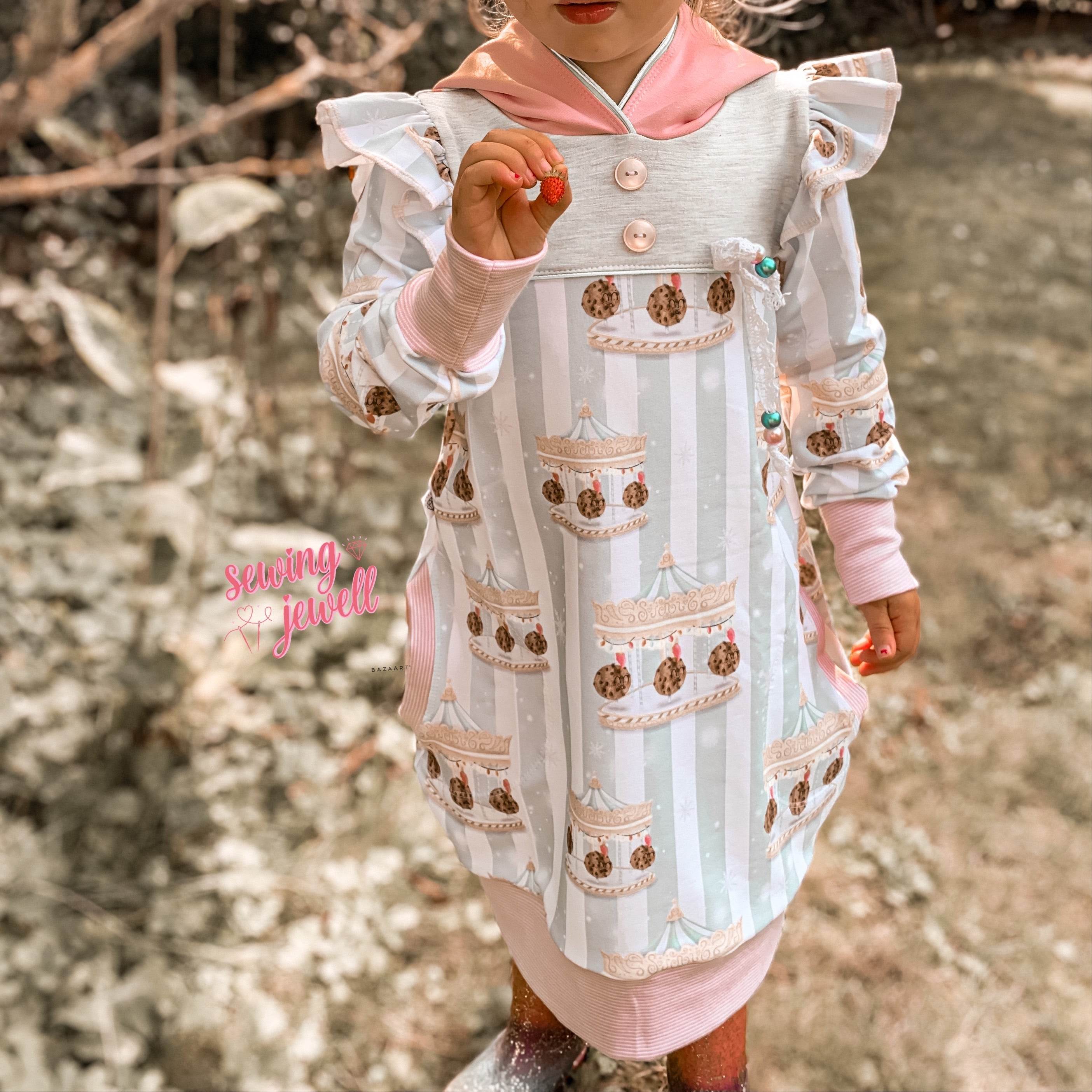 Schnittmuster Sweatkleid Milli Gr. 86-110 - Sewando