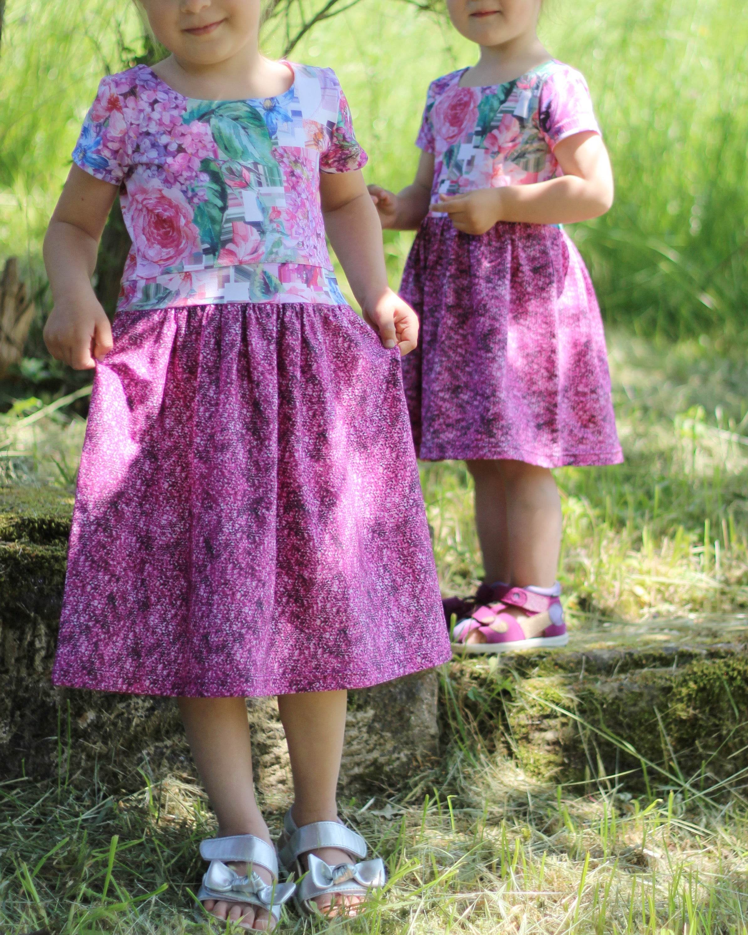 Schnittmuster Kleid Jana MiniMe Gr. 86-140 - Sewando