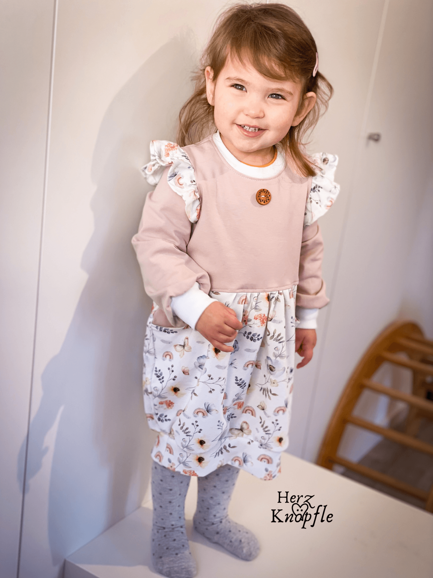 Schnittmuster KleiderElla Sweatkleid Gr. 80-140 - Sewando