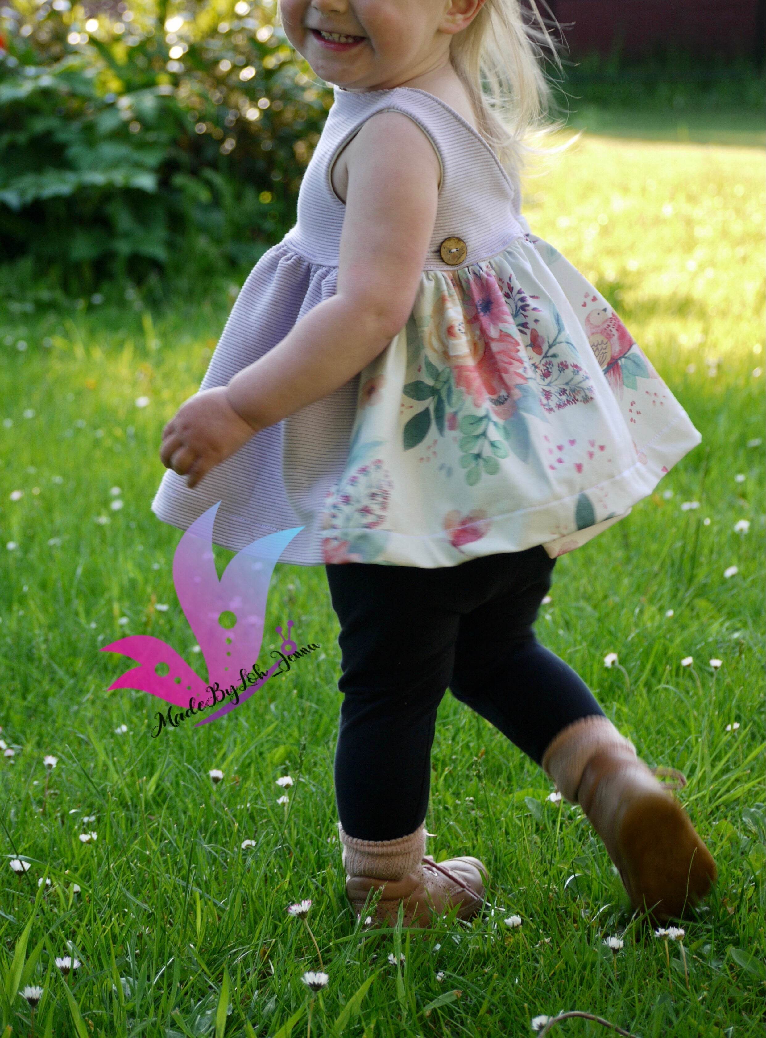 Schnittmuster Kleid Elisa Sommerkleid Stufenkleid Gr. 86-140 - Sewando