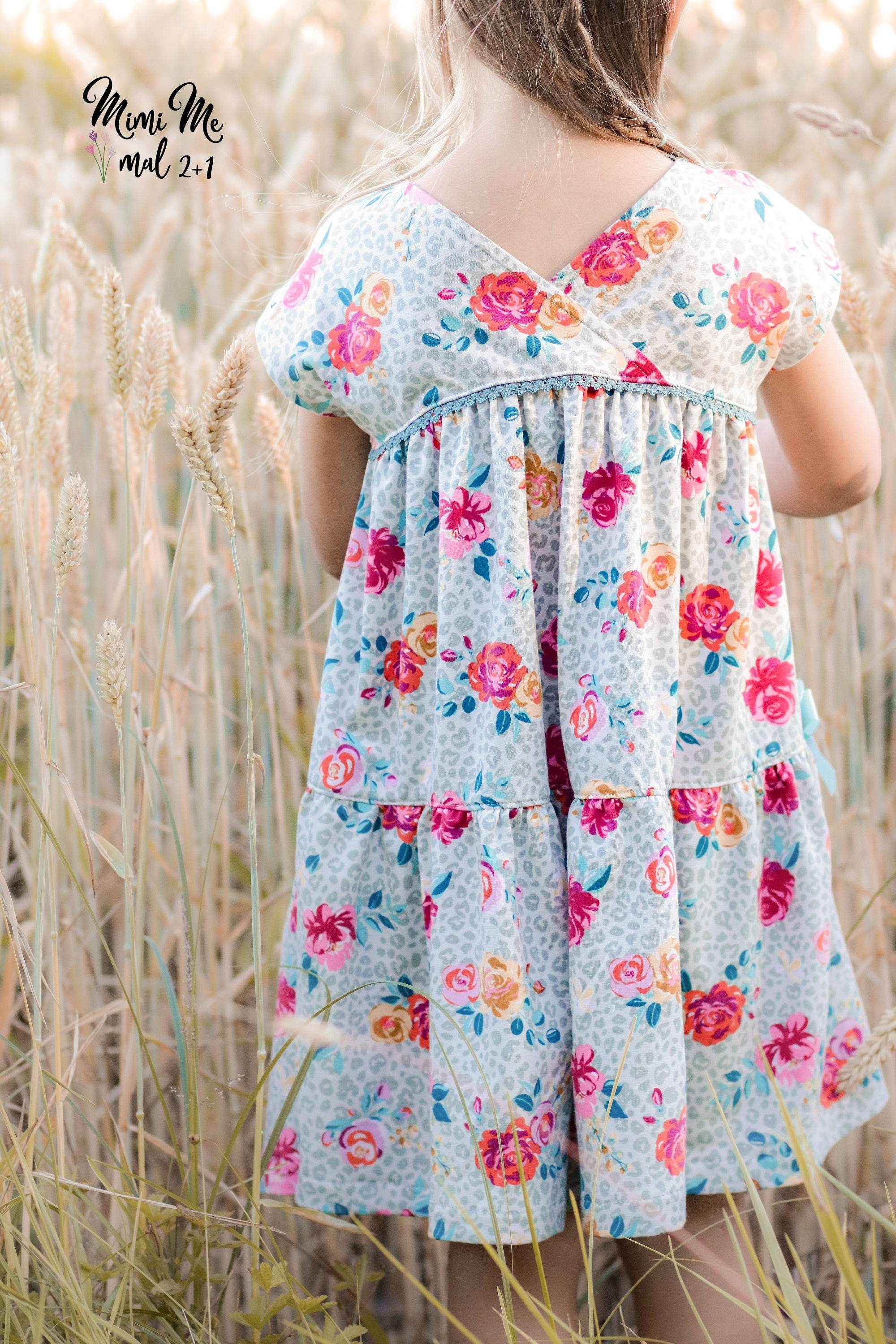 Schnittmuster Crossover Dress - Kleid BEAMER Version - Gr. 56 - 164 - Sewando