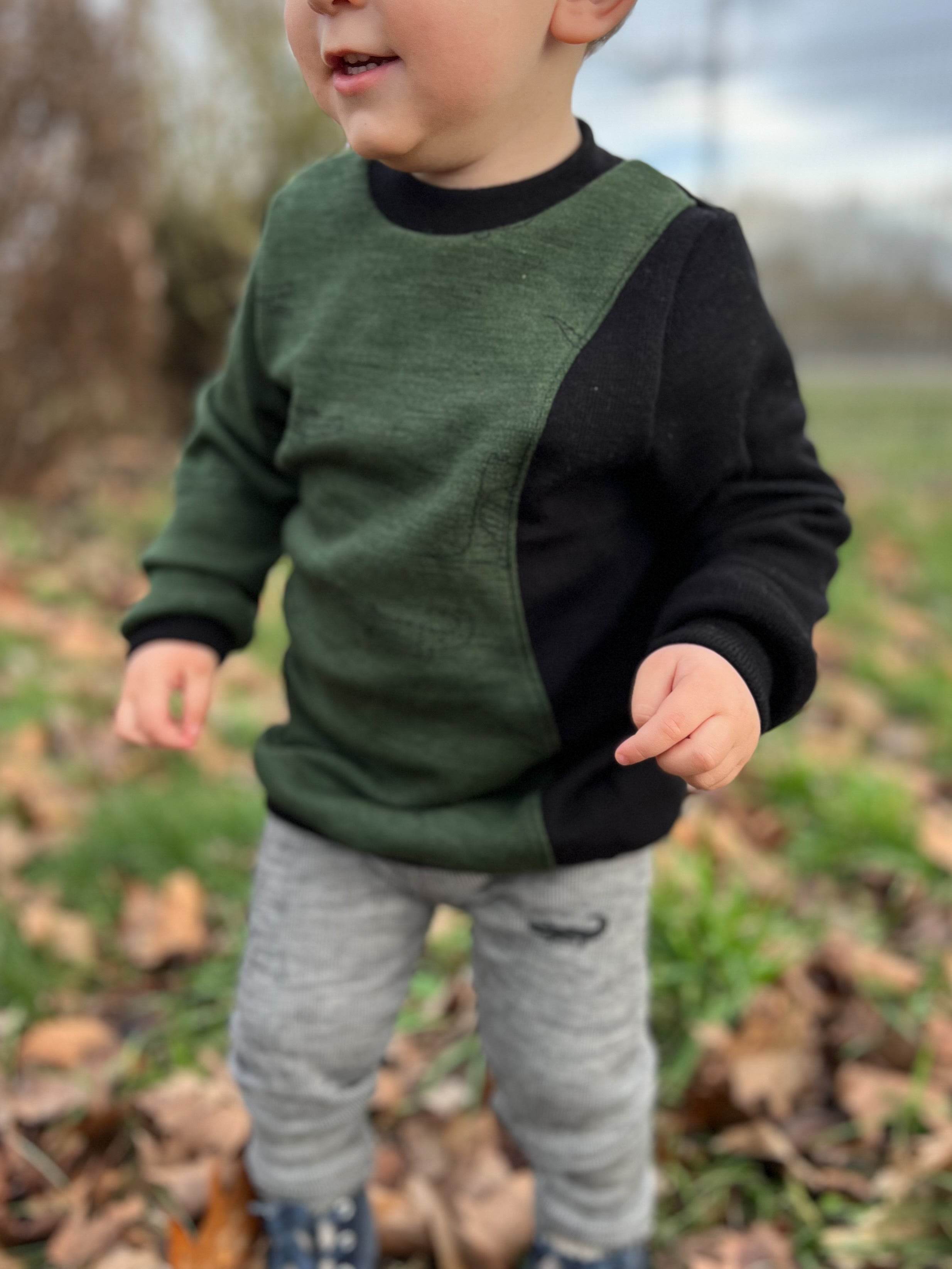 Langweiliger Sweater, Schnittmuster Grösse 50-164 - Sewando