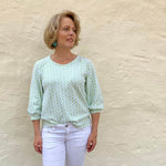 Schnittmuster Shirt CALLA - mit dreiviertel Raglan-Ärmeln - | Gr. 34–56 (PDF) - Sewando