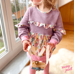Schnittmuster KleiderElla Sweatkleid Gr. 80-140 - Sewando