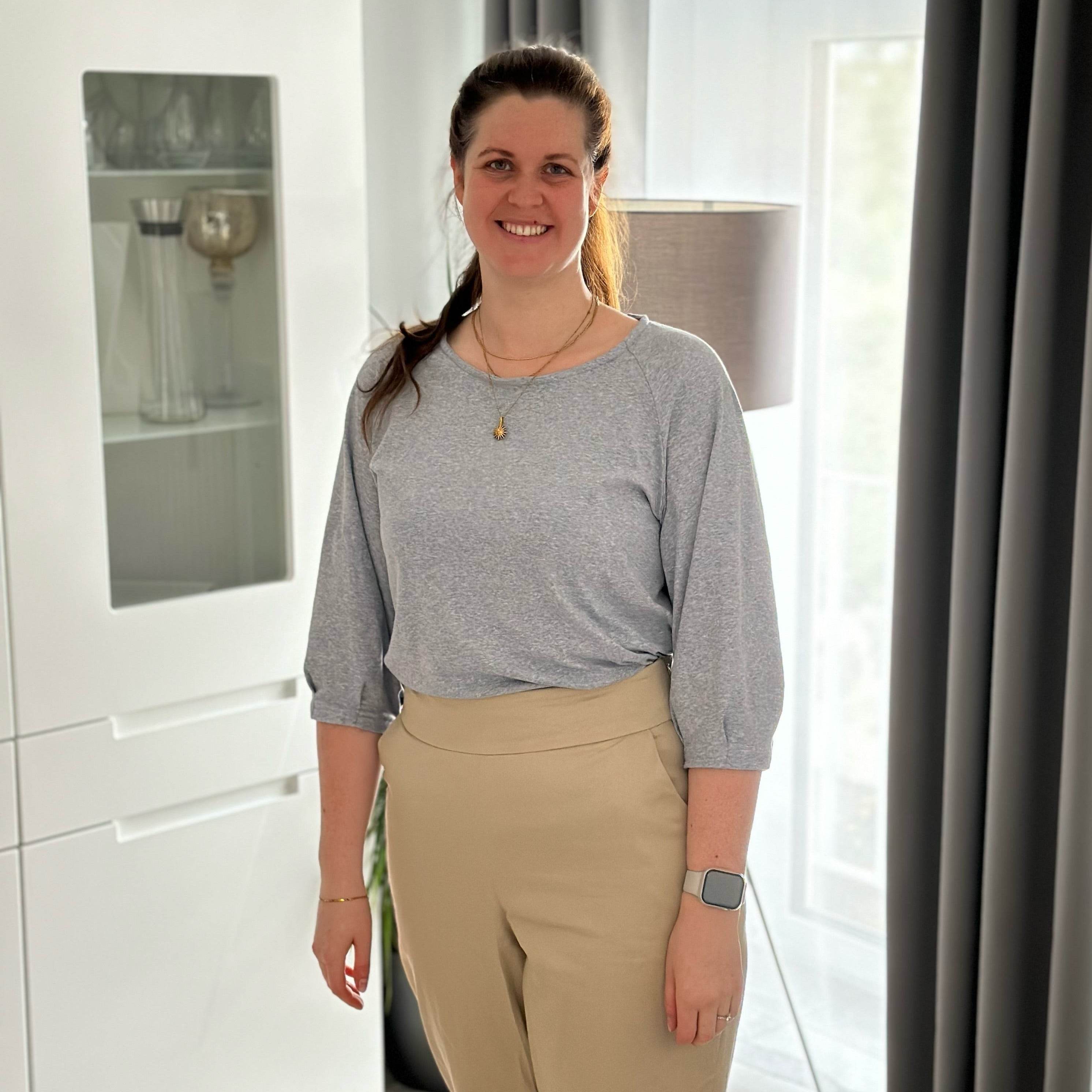 Schnittmuster Shirt CALLA - mit dreiviertel Raglan-Ärmeln - | Gr. 34–56 (PDF) - Sewando