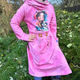 Schnittmuster Raglankleid Winter Glanz