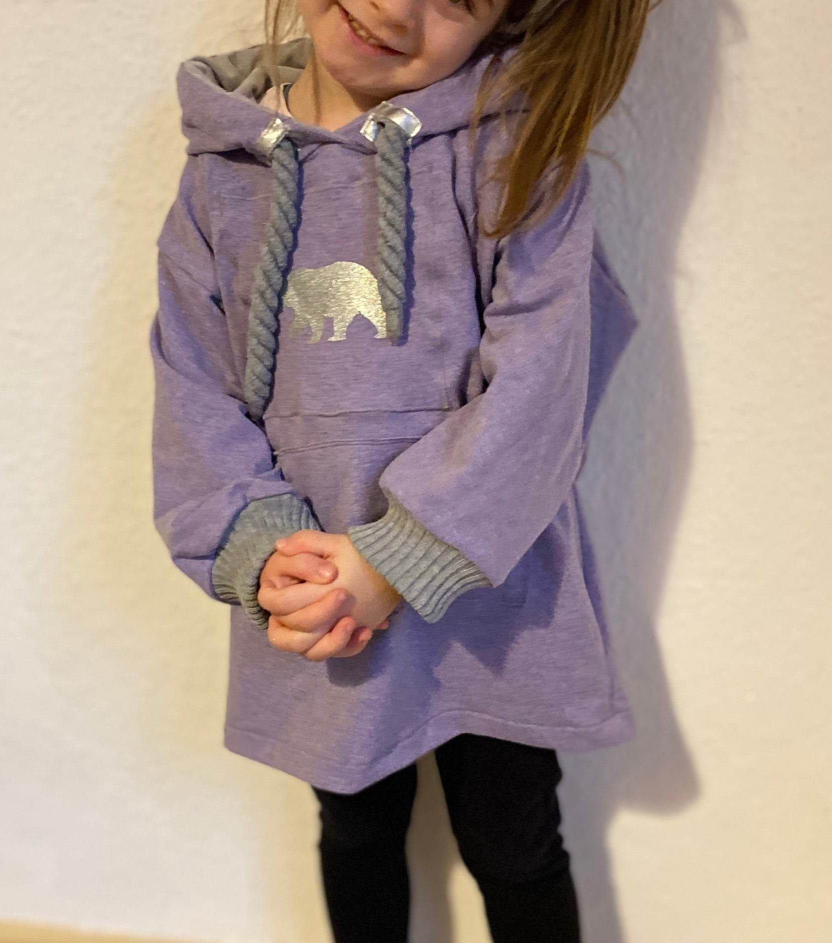 Schnittmuster Kinderhoodie Inga + Immo Gr. 62-158 - Sewando