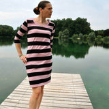 Schnittmuster Shirt Kleid AMALIA Gr. XS-XXXL : - Sewando