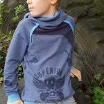 Schnittmuster Raglanhoodie mini MAILO 86/92- 158/164 : - Sewando