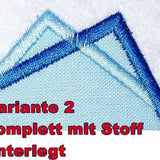 Stickdatei Happy Birthday Rechteck Button Rahmen 14 Größen Geburtstag