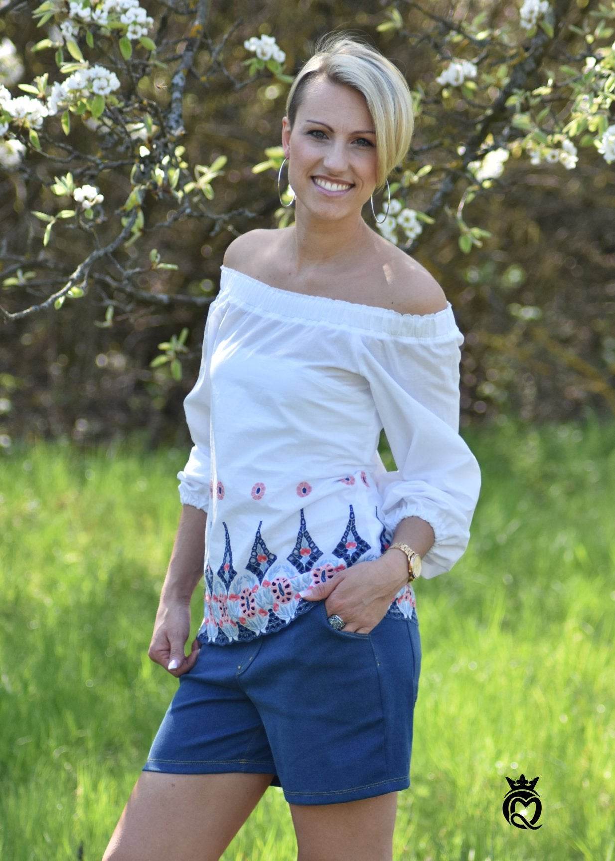 Schnittmuster Bluse / Kleid FLORIS Gr. 34-48 : - Sewando