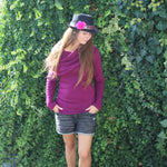 Raglan-Kragen-Shirt Alea Gr. 32-58 - Sewando