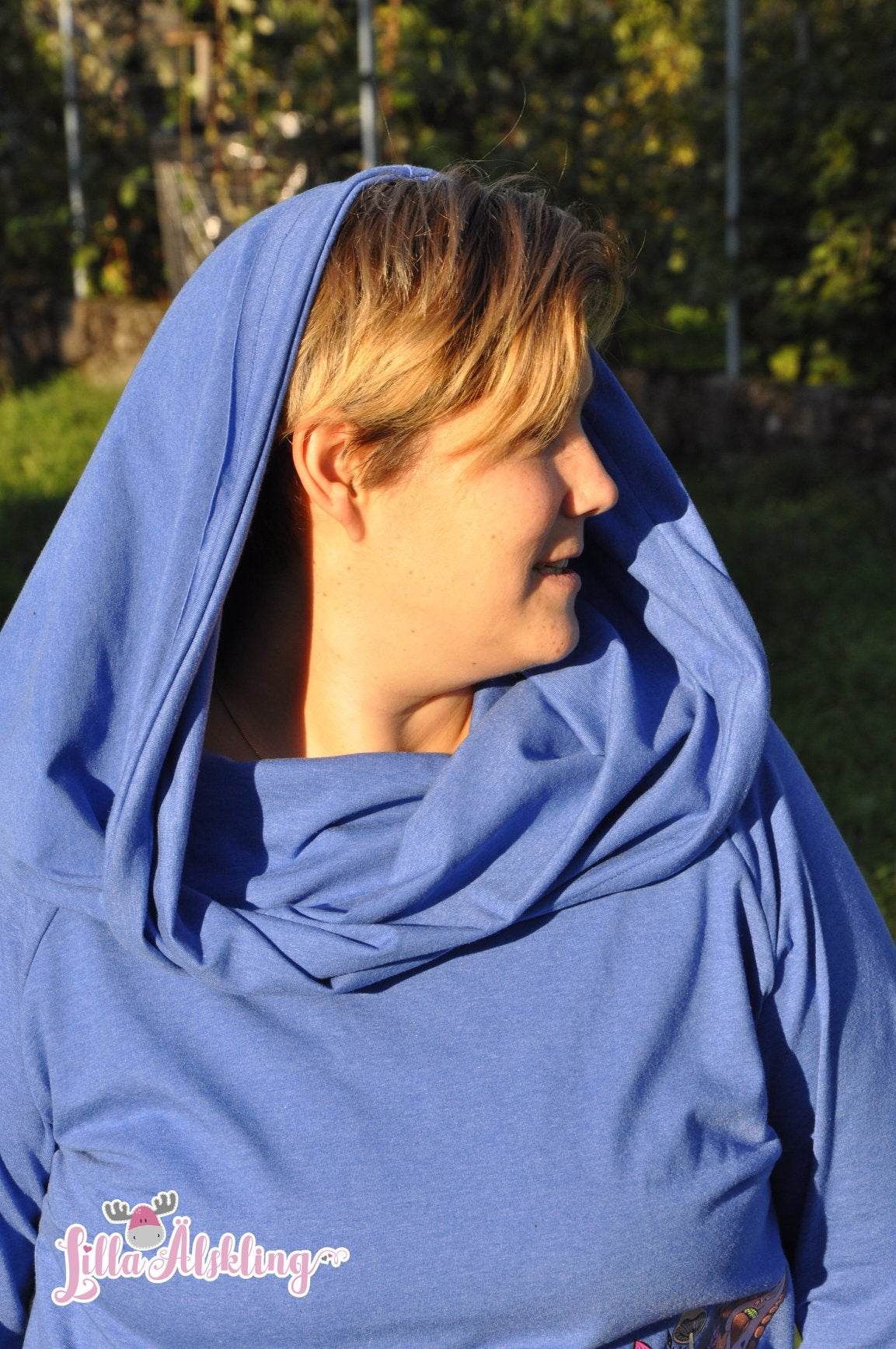 Raglan-Kragen-Shirt Alea Gr. 32-58 - Sewando