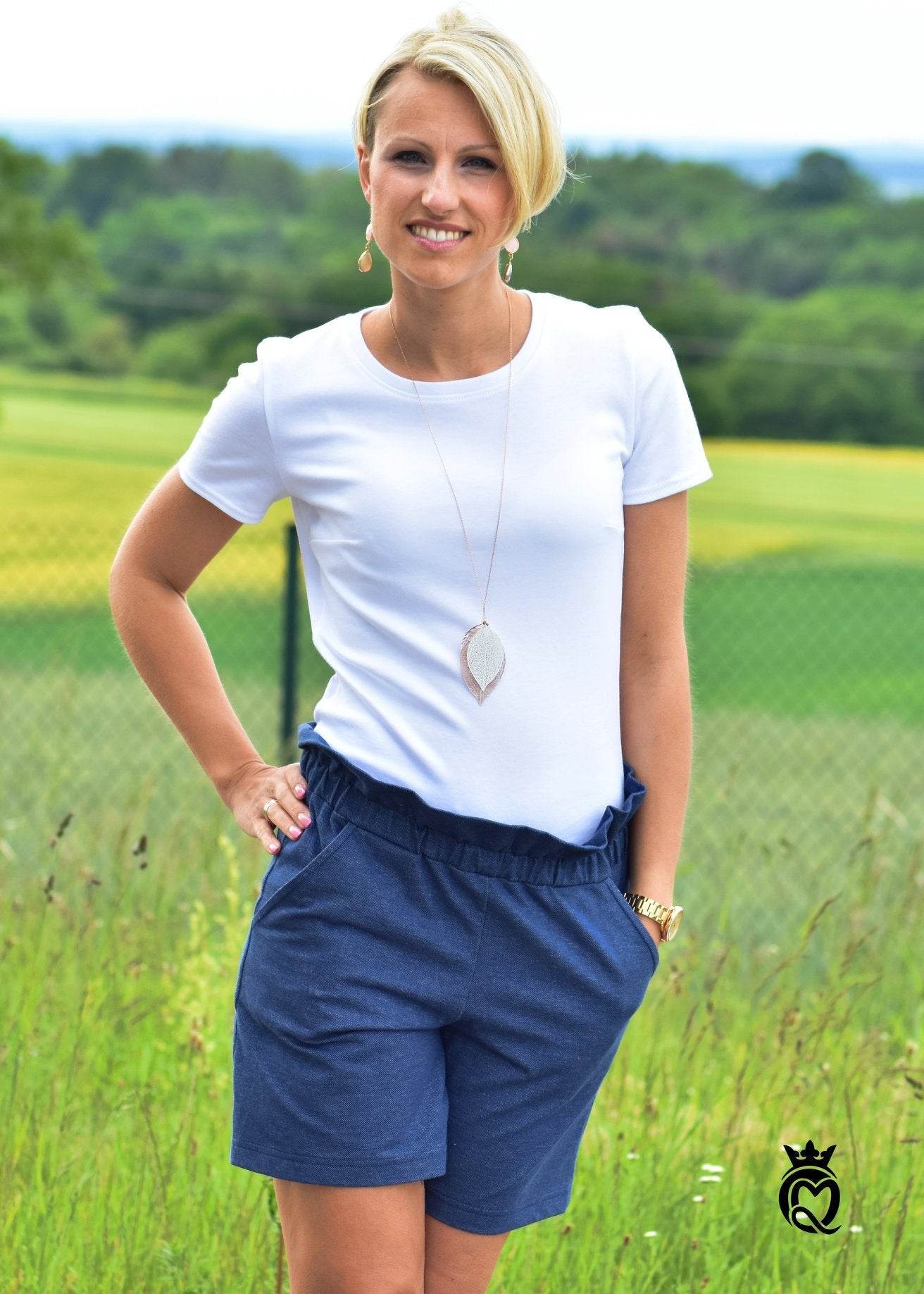 Schnittmuster lange Hose, Culotte,Shorts SIRMIONE Gr. 34-48 : - Sewando