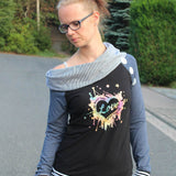 Raglan-Kragen-Shirt Alea Gr. 32-58 - Sewando