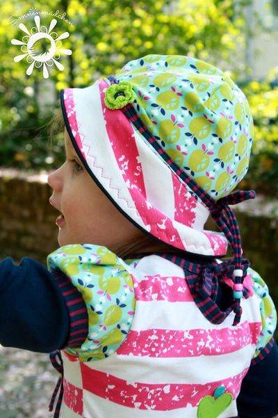 Schnittmuster Sonnenhut NOEL + Tutorial Blume : - Sewando