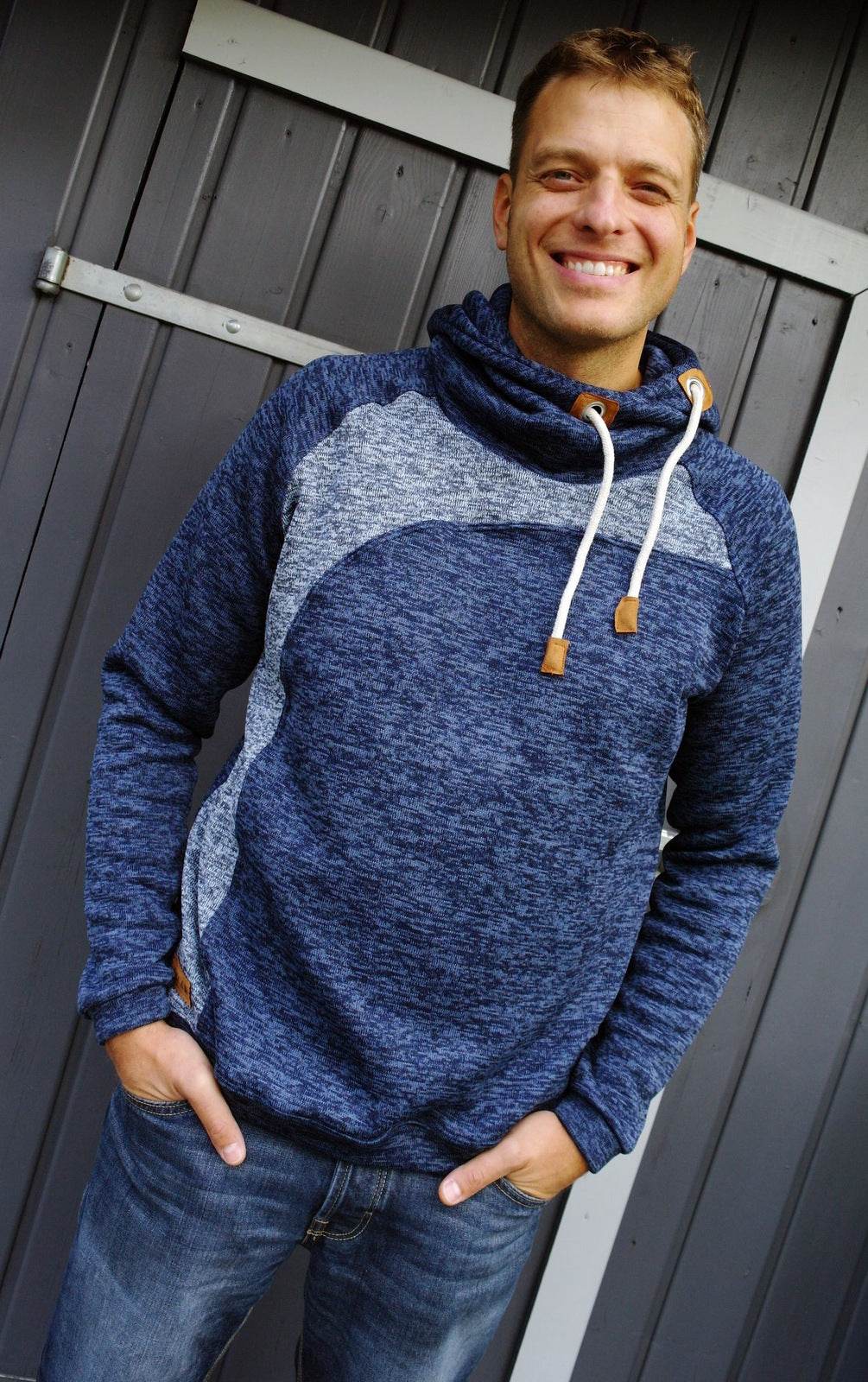 Schnittmuster Raglanhoodie MAILO Gr. S-XXXL : - Sewando