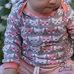 Schnittmuster Newborn-Set LOU Hose+Shirt Gr. 50-92 icl. gratis Plotterdatei : - Sewando