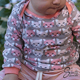 Schnittmuster Newborn-Set LOU Hose+Shirt Gr. 50-92 icl. gratis Plotterdatei : - Sewando
