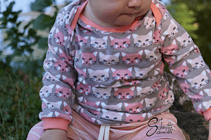 Schnittmuster Newborn-Set LOU Hose+Shirt Gr. 50-92 icl. gratis Plotterdatei : - Sewando