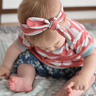 Schnittmuster Newborn LOU SET Kleid, kurze Hose, Haarband Gr. 50-92 + gratis Plotterdatei : - Sewando
