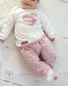 Schnittmuster Newborn-Set LOU Hose+Shirt Gr. 50-92 icl. gratis Plotterdatei : - Sewando