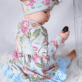 Schnittmuster Newborn LOU SET Kleid, kurze Hose, Haarband Gr. 50-92 + gratis Plotterdatei : - Sewando