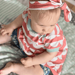 Schnittmuster Newborn LOU SET Kleid, kurze Hose, Haarband Gr. 50-92 + gratis Plotterdatei : - Sewando