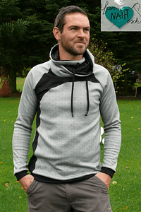 Schnittmuster Raglanhoodie MAILO Gr. S-XXXL : - Sewando