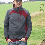 Schnittmuster Raglanhoodie MAILO Gr. S-XXXL : - Sewando