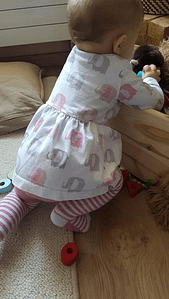 Schnittmuster Newborn LOU Kleid oder Tunika Gr. 50-92 : - Sewando