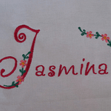 Stickdatei Monogramm Blume Buchstaben Alphabet Set 144 - Sewando