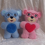 Stickdatei Hipster Teddy In the Hoop mit Brille Teddybär Set 304 - Sewando