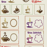Stickdatei Kaffee Pause Mug Rug In the Hoop Set 133 - Sewando