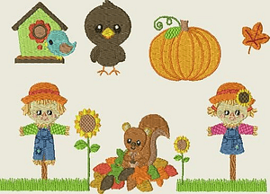 Stickdatei Herbst XXL Set 364 - Sewando