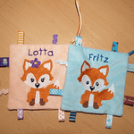 Stickdatei Fuchs Füllstich und Applikation 179 - Sewando