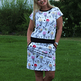 Schnittmuster Hoodie/Hoodiekleid JULIETA 34-52 + Kragen Add on : - Sewando
