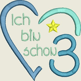 Stickdatei Zahl Ich bin schon Geburtstag Set 572 - Sewando