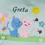 Stickdatei Katze Katzen in Love Set 191 - Sewando