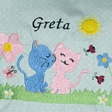 Stickdatei Katze Katzen in Love Set 191 - Sewando