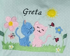 Stickdatei Katze Katzen in Love Set 191 - Sewando