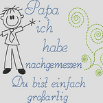 Stickdatei Oma Opa Mama Papa - Du bist großartig Set 586 - Sewando
