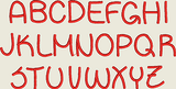 Stickdatei ABC 2,5cm Buchstaben Schrift Alphabet Set 461 - Sewando