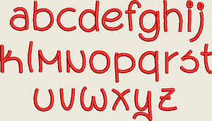 Stickdatei ABC 2,5cm Buchstaben Schrift Alphabet Set 461 - Sewando