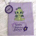 Stickdatei Baby Dino Drache Dinosaurier Set 385 - Sewando