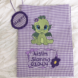 Stickdatei Baby Dino Drache Dinosaurier Set 385 - Sewando